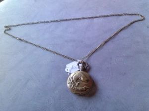 THU-616 Taschenuhr, Sprungdeckeluhr, Herrenuhr, Fishing, angeln, Pocket Watch, Bronze.  UHr
