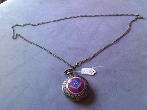  THU-617 Taschenuhr, Sprungdeckeluhr, Herrenuhr, Freimaurer, Freemason, Watch, Rarität