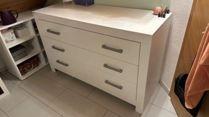 Paidi "Fiona". Weiße Kommode mit 3 Schubladen