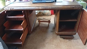 *letzte Chance* schöner alter Schreibtisch Eiche viel Stauraum