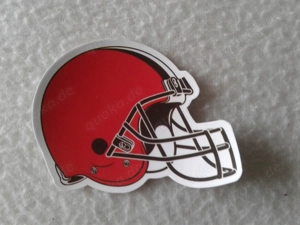 Haushaltsauflösung Entrümpelung "4 Aufkleber Sticker Cleveland Browns NFL"