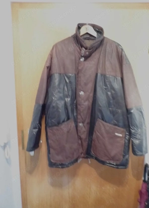 Herren Lederjacke - XXL - ECHT- LEDER - schw. braun - Lange Jacke  - NEUWERTIG