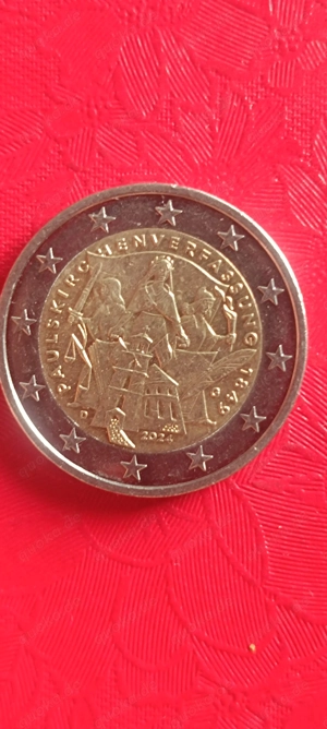 2 Euro 2024 g Pauluskirchen Verfassung Deutschland 