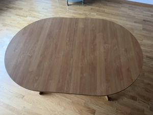 Massiver Esstisch   Holztisch | 130x92 cm | Sehr stabil Bild 3
