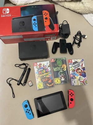 nintendo switch Gen.1 neon spiele 