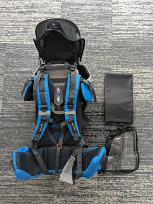 Kindertrage Kinderkraxe Dromader Kangoo Blue