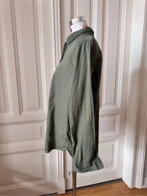 Lange Bluse oliv khaki, 44 Bild 2