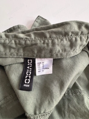 Lange Bluse oliv khaki, 44 Bild 5