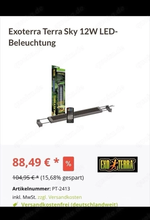 exo terra sky 12watt led, oophaga, dendrobates, terrarium