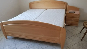 Schlafzimmerbett Holz