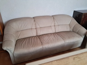 Polstergarnitur Komet Wildbüffel Leder Sisal