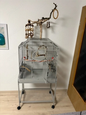 Montana Cage Madeira I Voliere Vogelkäfig mit Zubehör