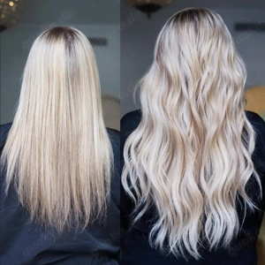 Haarverlängerung mit Keratin Bondings