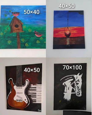 Handgemalte Gemälde 