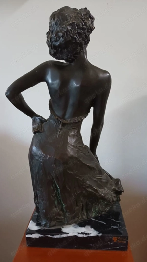 Statue Bronze Margarita Colominas "Lady Marga" von Andre Paor 40cm hoch