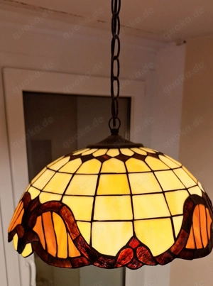 Vintage Deckenlampe im Tiffany-Style mit einer E27-Fassung 42 cm