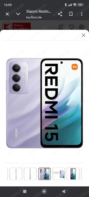 redmi note 15 zu verkaufen 