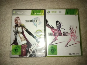 Final Fantasy XIII & XIII-2 Xbox 360 Spiele sehr guter Zustand