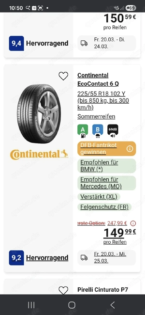 Sommerreifen Selbstabholung Barzahlung