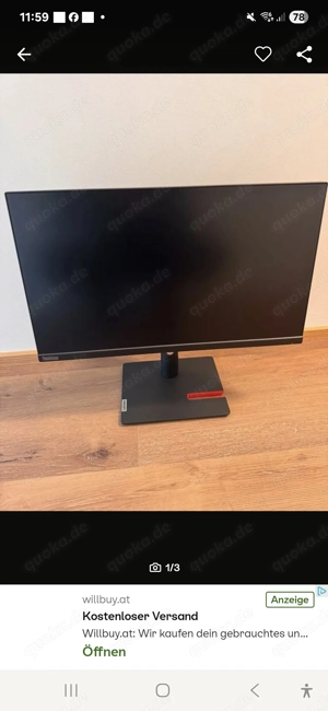 Monitor Lenovo Thinkvision 21,5