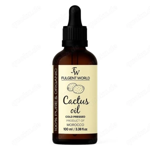 Fulgent World Kaktusöl   100% Bio & Natürlich, 100 ml