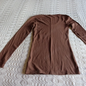 Damen - Shirt, Langarmshirt, Gr. S bzw. ca. Gr. 36, braun, Only