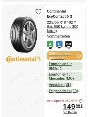 Sommerreifen Selbstabholung Barzahlung