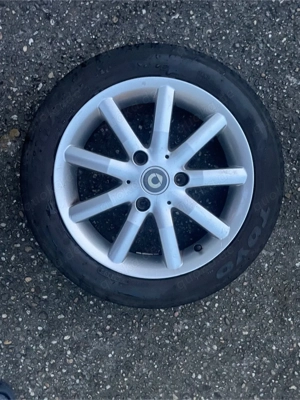 Aluradsatz SMART FourTwo 450 1998-2007 15"