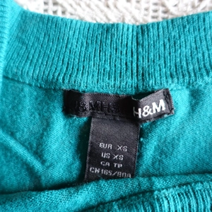Damen - Longpullover, Feinstrick, Pullover, Minikleid, Gr. XS bzw. ca. Gr. 34, smaragdfarben, H&M