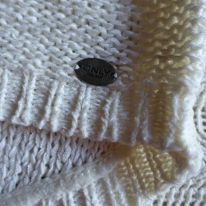 Damen - Pullover, Strickpullover, Grobstrick, Gr. S bzw. ca. Gr. 36, altweiß, Only