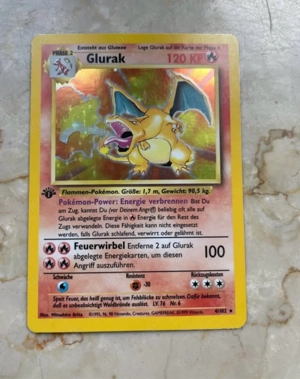 Glurak Pokemon Karte Deutsch 