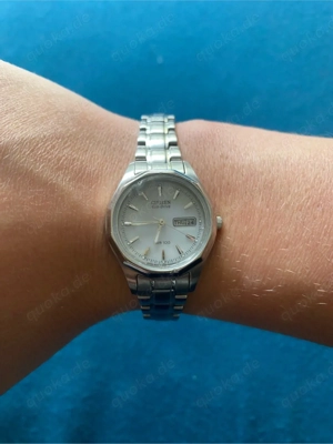 Citizen eco-drive Uhr silber Bild 4