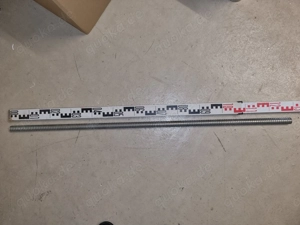 Bestandteile Selbstbau Glasregal (Gelochte Float-Glasscheiben 70x44cm mit Gewindestangen) Bild 3