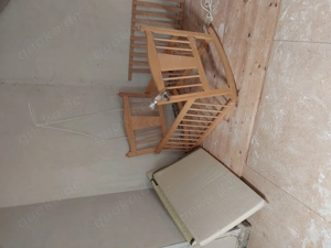 Verkaufe eine sehr schöne Babywiege in Buche Massiv Liegefäche 550mmX900mm 