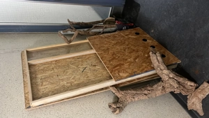 OSB Terrarium 150X80X80 plus Zubehör 