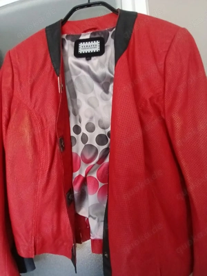 Echte Lamm-Lederjacke