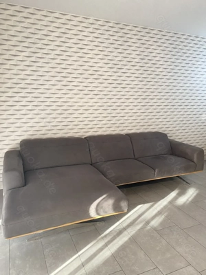 Ecksofa ohne Schaffunktion braun