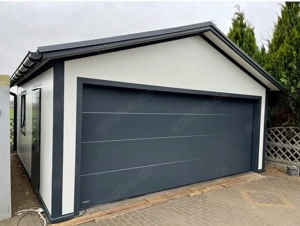 Isolierte Fertiggaragen aus Sandwichplatten  Fertiggarage nach Maß  MARSGARAGE 6x7 Bild 2