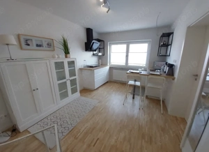 Neue moderne 1 Zi-Wohn. Weingarten bei KA mit excl. Bad u. Küche. Volle Ausstattung. Klimaanlage.