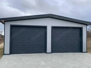 Isolierte Fertiggaragen aus Sandwichplatten Fertiggarage nach Maß MARSGARAGE 8x7