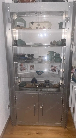 Rarität!Oakley Vitrine Vintage, Metall, Plexiglas