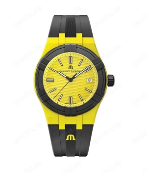 MAURICE LACROIX Armbanduhr "Aikon Tide" Schwarz-Gelb, Wasserdichtigkeit: 100 m (10 atm), "BVB-Style"