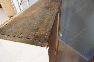 Küchenkommode, pastelfarben, 1920er Jahre, neu aufgearbeitet Bild 5
