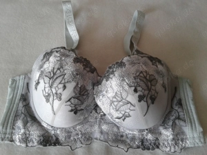 Fashion BH floral bestickt silbergrau 90 B 