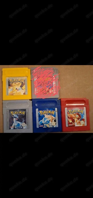 Pokemon, Gelb, Silber, Blau und Rot für Gameboy Classic
