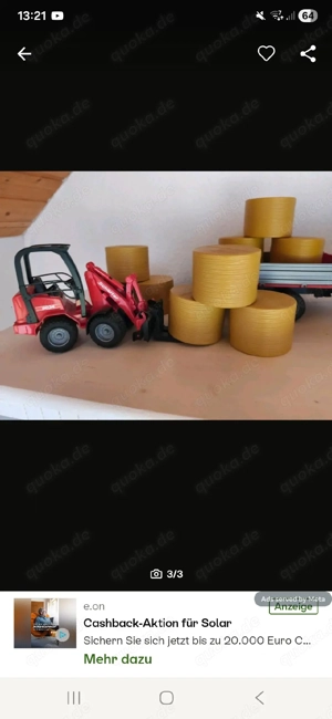 Bruder Traktor mit ZUBEHÖR  Bild 4
