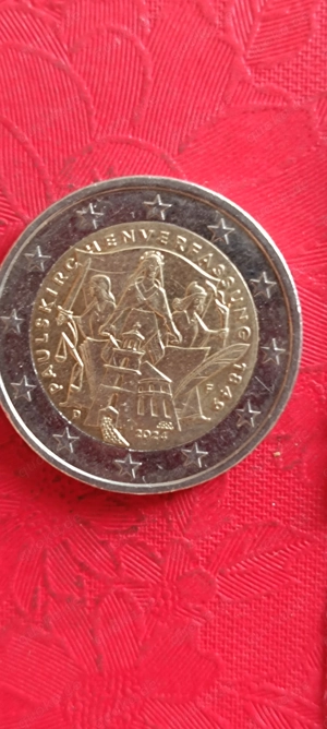 2 Euro 2024 Pauluskuchen Verfassung Deutschland 