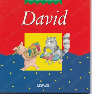 Kleines, kostengünstiges Ostergeschenk ! versch. " Mein kleines Namensbuch " von David bis +Tobias