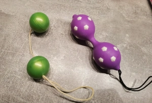 Gebrauchte Sextoys - Liebeskugeln 