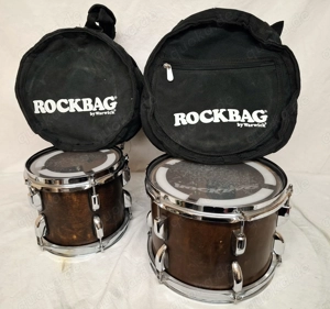 Racktoms 8  & 10  in Walnut Finish Laquer